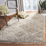 Safavieh Pro Lux Shag 432 Power Loomed 60% Polypropylene/35% Jute/5% Polyester Shag & Flokati Rug PLX432F-4