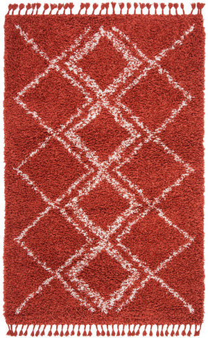Safavieh Pro Lux Shag 432 Power Loomed 60% Polypropylene/35% Jute/5% Polyester Shag & Flokati Rug PLX432P-4