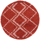 Safavieh Pro Lux Shag 432 Power Loomed 60% Polypropylene/35% Jute/5% Polyester Shag & Flokati Rug PLX432P-4