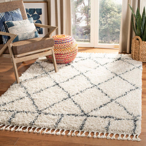 Safavieh Pro Lux Shag 433 Power Loomed 60% Polypropylene/35% Jute/5% Polyester Shag & Flokati Rug PLX433A-4