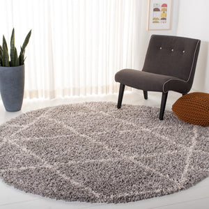 Safavieh Pro Lux Shag 433 Power Loomed 60% Polypropylene/35% Jute/5% Polyester Shag & Flokati Rug PLX433F-4