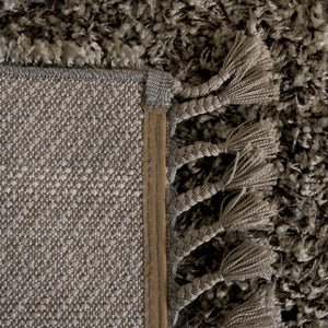 Safavieh Pro Lux Shag 433 Power Loomed 60% Polypropylene/35% Jute/5% Polyester Shag & Flokati Rug PLX433F-4