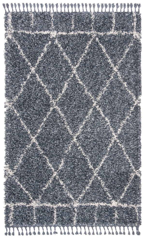 Safavieh Pro Lux Shag 433 Power Loomed 60% Polypropylene/35% Jute/5% Polyester Shag & Flokati Rug PLX433L-4