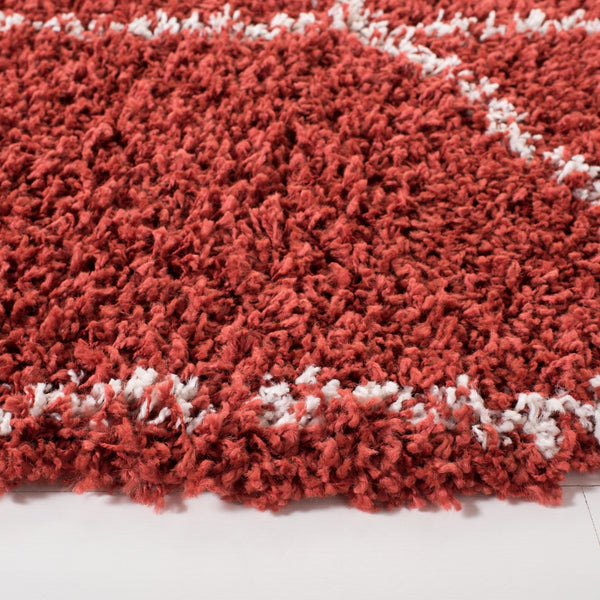 Safavieh Pro Lux Shag 433 Power Loomed 60% Polypropylene/35% Jute/5% Polyester Shag & Flokati Rug PLX433P-4