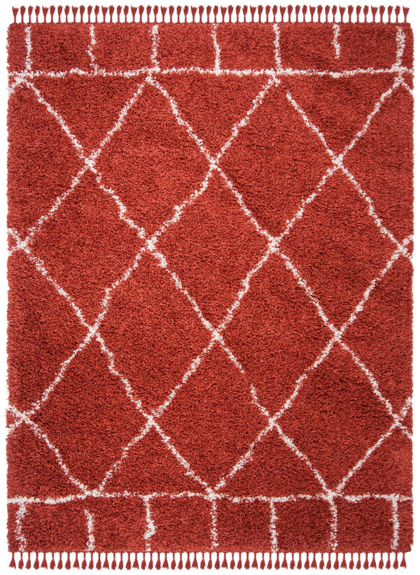Safavieh Pro Lux Shag 433 Power Loomed 60% Polypropylene/35% Jute/5% Polyester Shag & Flokati Rug PLX433P-4