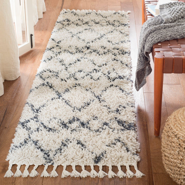 Safavieh Pro Lux Shag 434 Power Loomed 60% Polypropylene/35% Jute/5% Polyester Shag & Flokati Rug PLX434A-4