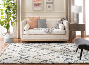 Safavieh Pro Lux Shag 434 Power Loomed 60% Polypropylene/35% Jute/5% Polyester Shag & Flokati Rug PLX434A-4