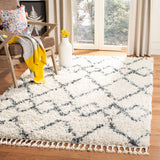 Safavieh Pro Lux Shag 434 Power Loomed 60% Polypropylene/35% Jute/5% Polyester Shag & Flokati Rug PLX434A-4