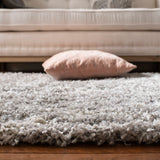 Safavieh Pro Lux Shag 434 Power Loomed 60% Polypropylene/35% Jute/5% Polyester Shag & Flokati Rug PLX434F-4