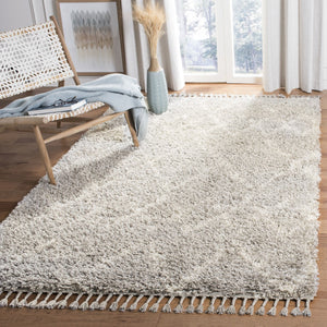 Safavieh Pro Lux Shag 434 Power Loomed 60% Polypropylene/35% Jute/5% Polyester Shag & Flokati Rug PLX434F-4