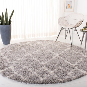 Safavieh Pro Lux Shag 434 Power Loomed 60% Polypropylene/35% Jute/5% Polyester Shag & Flokati Rug PLX434F-4