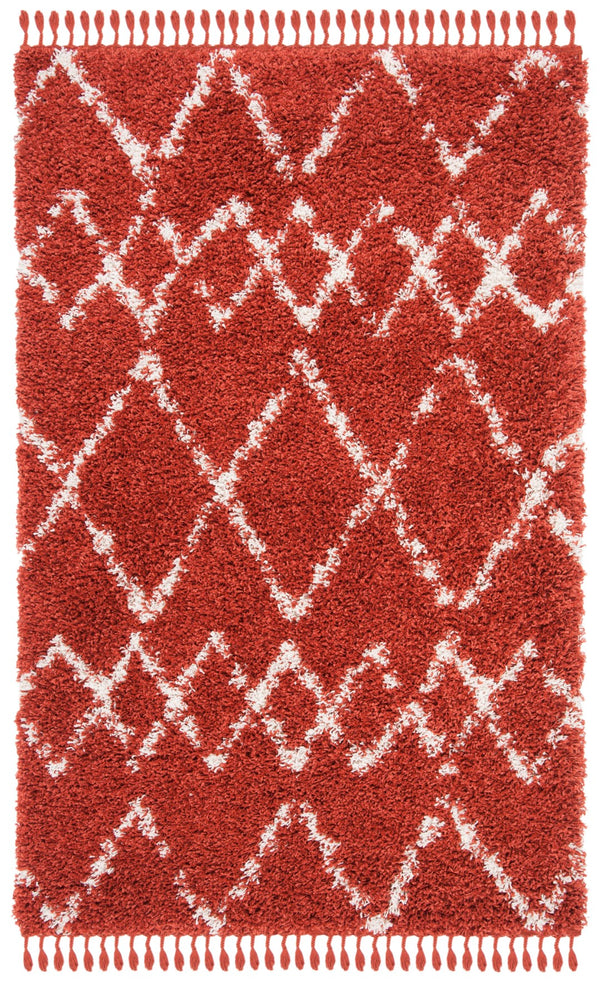 Safavieh Pro Lux Shag 434 Power Loomed 60% Polypropylene/35% Jute/5% Polyester Shag & Flokati Rug PLX434P-4