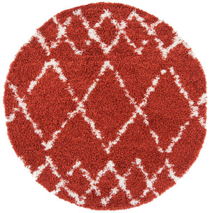 Safavieh Pro Lux Shag 434 Power Loomed 60% Polypropylene/35% Jute/5% Polyester Shag & Flokati Rug PLX434P-4