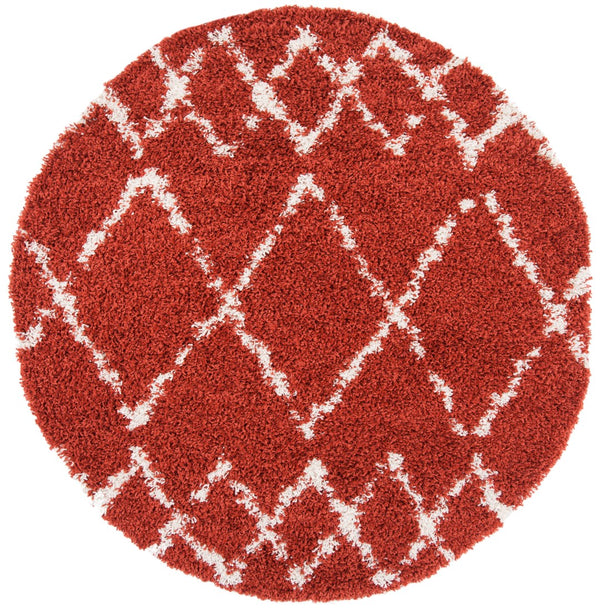 Safavieh Pro Lux Shag 434 Power Loomed 60% Polypropylene/35% Jute/5% Polyester Shag & Flokati Rug PLX434P-4
