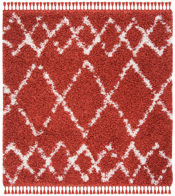 Safavieh Pro Lux Shag 434 Power Loomed 60% Polypropylene/35% Jute/5% Polyester Shag & Flokati Rug PLX434P-4