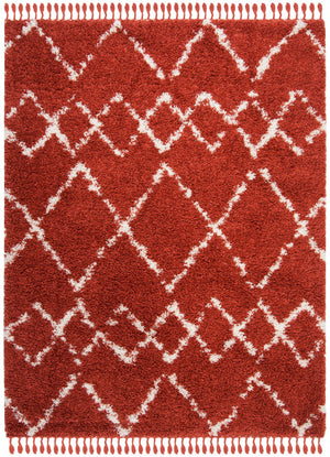 Safavieh Pro Lux Shag 434 Power Loomed 60% Polypropylene/35% Jute/5% Polyester Shag & Flokati Rug PLX434P-4