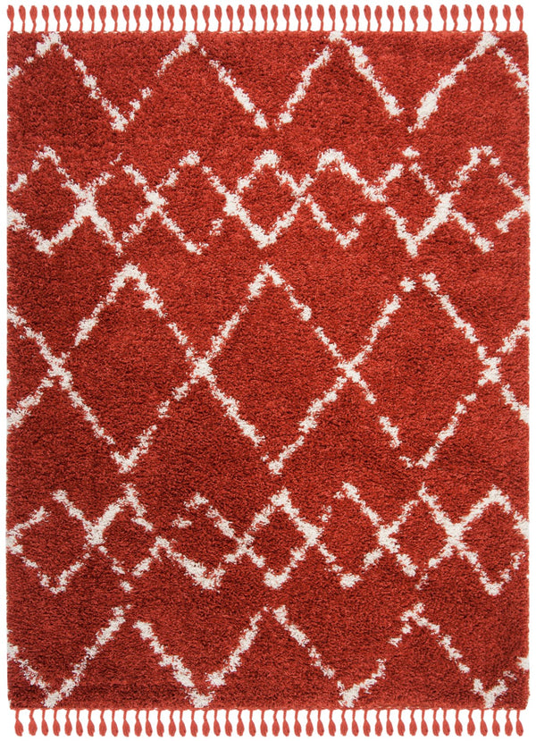 Safavieh Pro Lux Shag 434 Power Loomed 60% Polypropylene/35% Jute/5% Polyester Shag & Flokati Rug PLX434P-4