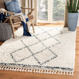 Safavieh Pro Lux Shag 435 Power Loomed 60% Polypropylene/35% Jute/5% Polyester Shag & Flokati Rug PLX435A-4