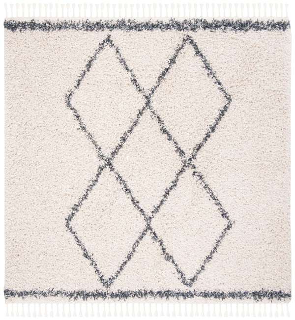 Safavieh Pro Lux Shag 435 Power Loomed 60% Polypropylene/35% Jute/5% Polyester Shag & Flokati Rug PLX435A-4