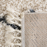 Safavieh Pro Lux Shag 435 Power Loomed 60% Polypropylene/35% Jute/5% Polyester Shag & Flokati Rug PLX435A-4