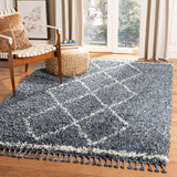 Safavieh Pro Lux Shag 435 Power Loomed 60% Polypropylene/35% Jute/5% Polyester Shag & Flokati Rug PLX435L-4