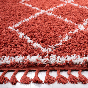 Safavieh Pro Lux Shag 435 Power Loomed 60% Polypropylene/35% Jute/5% Polyester Shag & Flokati Rug PLX435P-4