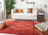 Safavieh Pro Lux Shag 435 Power Loomed 60% Polypropylene/35% Jute/5% Polyester Shag & Flokati Rug PLX435P-4