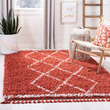 Safavieh Pro Lux Shag 435 Power Loomed 60% Polypropylene/35% Jute/5% Polyester Shag & Flokati Rug PLX435P-4