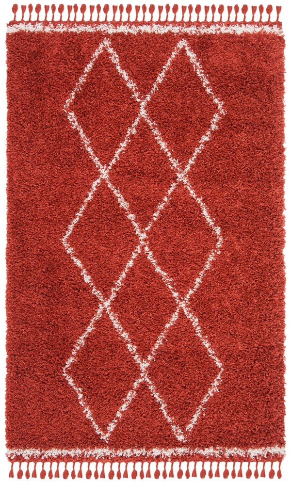 Safavieh Pro Lux Shag 435 Power Loomed 60% Polypropylene/35% Jute/5% Polyester Shag & Flokati Rug PLX435P-4