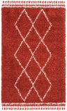 Safavieh Pro Lux Shag 435 Power Loomed 60% Polypropylene/35% Jute/5% Polyester Shag & Flokati Rug PLX435P-4