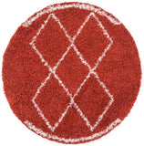 Safavieh Pro Lux Shag 435 Power Loomed 60% Polypropylene/35% Jute/5% Polyester Shag & Flokati Rug PLX435P-4