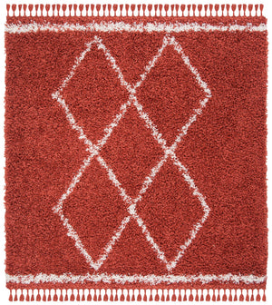 Safavieh Pro Lux Shag 435 Power Loomed 60% Polypropylene/35% Jute/5% Polyester Shag & Flokati Rug PLX435P-4