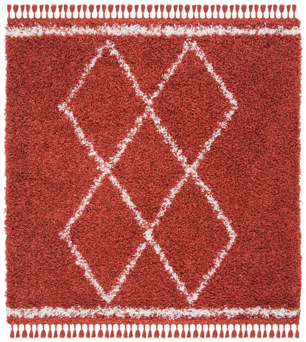 Safavieh Pro Lux Shag 435 Power Loomed 60% Polypropylene/35% Jute/5% Polyester Shag & Flokati Rug PLX435P-4