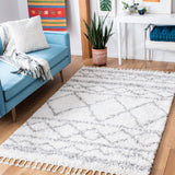 Safavieh Pro Lux Shag 436 Power Loomed 60% Polypropylene/35% Jute/5% Polyester Shag & Flokati Rug PLX436B-9