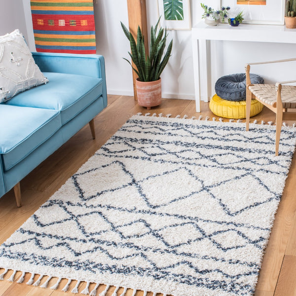 Safavieh Pro Lux Shag 436 Power Loomed 60% Polypropylene/35% Jute/5% Polyester Shag & Flokati Rug PLX436C-9