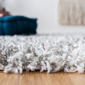 Safavieh Pro Lux Shag 436 Power Loomed 60% Polypropylene/35% Jute/5% Polyester Shag & Flokati Rug PLX436F-9