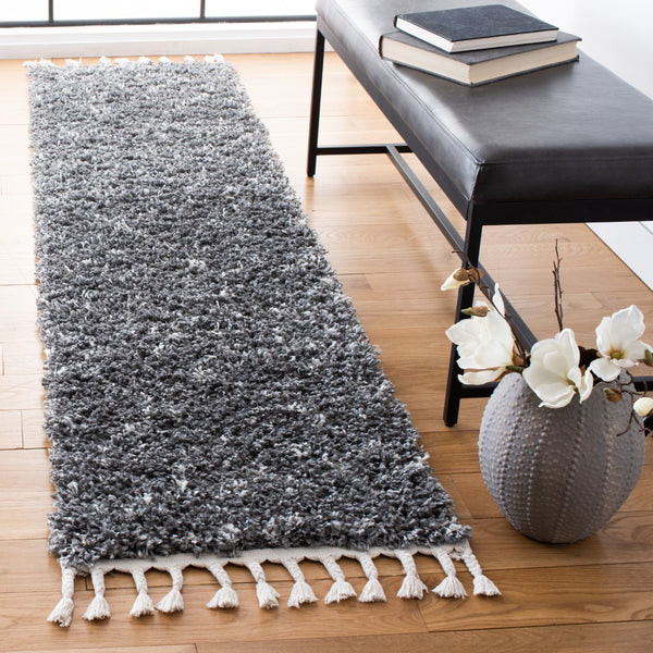 Safavieh Pro Lux Shag 436 Power Loomed 60% Polypropylene/35% Jute/5% Polyester Shag & Flokati Rug PLX436H-9