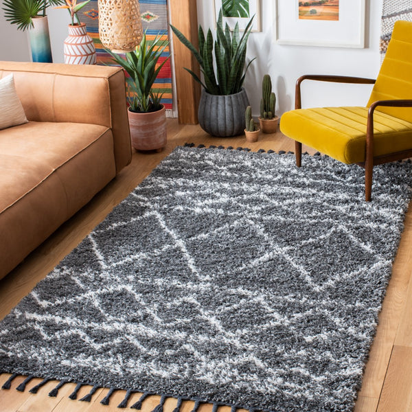 Safavieh Pro Lux Shag 436 Power Loomed 60% Polypropylene/35% Jute/5% Polyester Shag & Flokati Rug PLX436H-9
