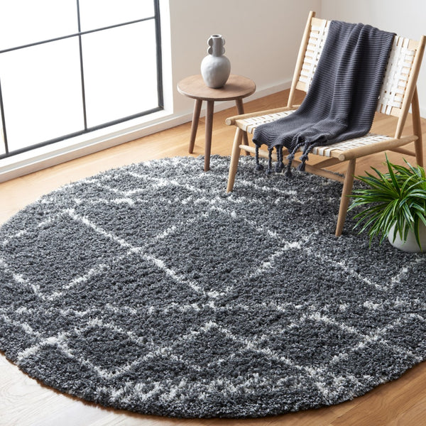 Safavieh Pro Lux Shag 436 Power Loomed 60% Polypropylene/35% Jute/5% Polyester Shag & Flokati Rug PLX436H-9