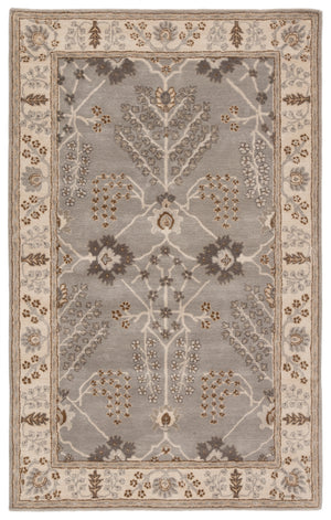 Jaipur Living Chambery Handmade Floral Gray/ Beige Area Rug (9'X12')