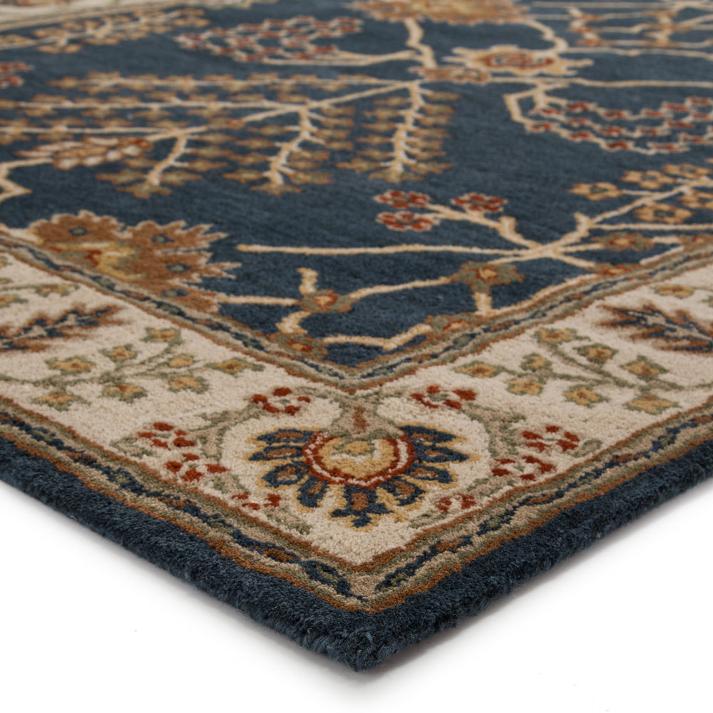 Jaipur Living Chambery Handmade Floral Blue/ Multicolor Area Rug (9'6"X13'6")