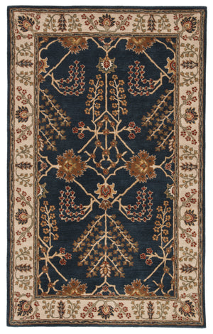 Jaipur Living Poeme Collection PM82 Chambery 100% Wool Handmade Traditional Floral Rug RUG103586