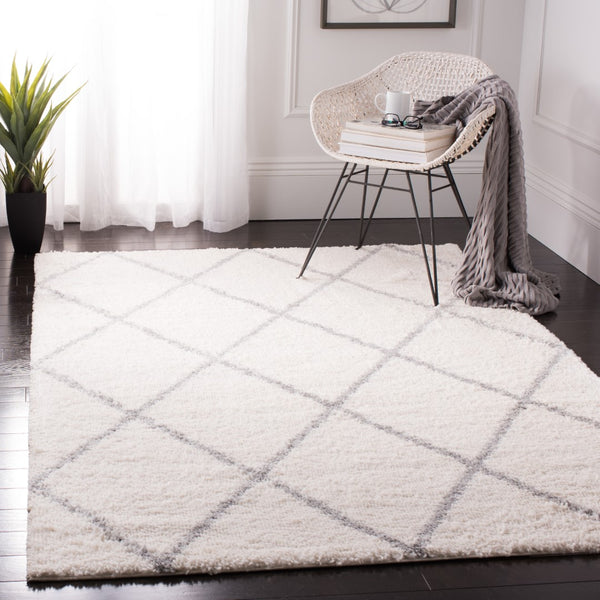 Safavieh Parma Shag 515 Power Loomed Polypropylene Pile Shag & Flokati Rug PMA515A-9SQ