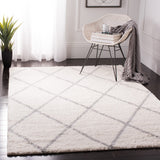 Safavieh Parma Shag 515 Power Loomed Polypropylene Pile Shag & Flokati Rug PMA515A-9SQ