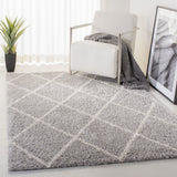 Safavieh Parma Shag 515 Power Loomed Polypropylene Pile Shag & Flokati Rug PMA515G-9SQ