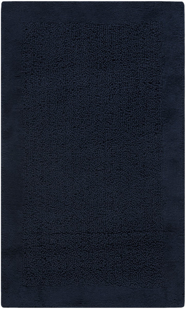Plush Master Bath Pmb623  Not Available 100% Cotton Rug Navy / Navy