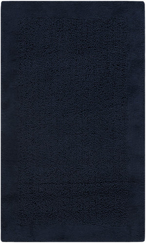 Plush Master Bath Pmb623  Not Available 100% Cotton Rug Navy / Navy