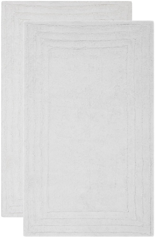 Plush Master Bath Pmb631  Not Available 100% Cotton Rug White / White