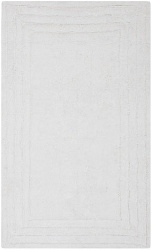Plush Master Bath Pmb631  Not Available 100% Cotton Rug White / White