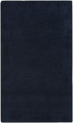 Plush Master Bath Pmb633  Not Available 100% Cotton Rug Navy / Navy